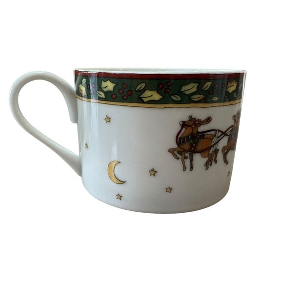 Portmeirion Studio A Christmas Story Cup & Saucer Susan Winget Set of 4 Series 1 - Picture 8 of 11